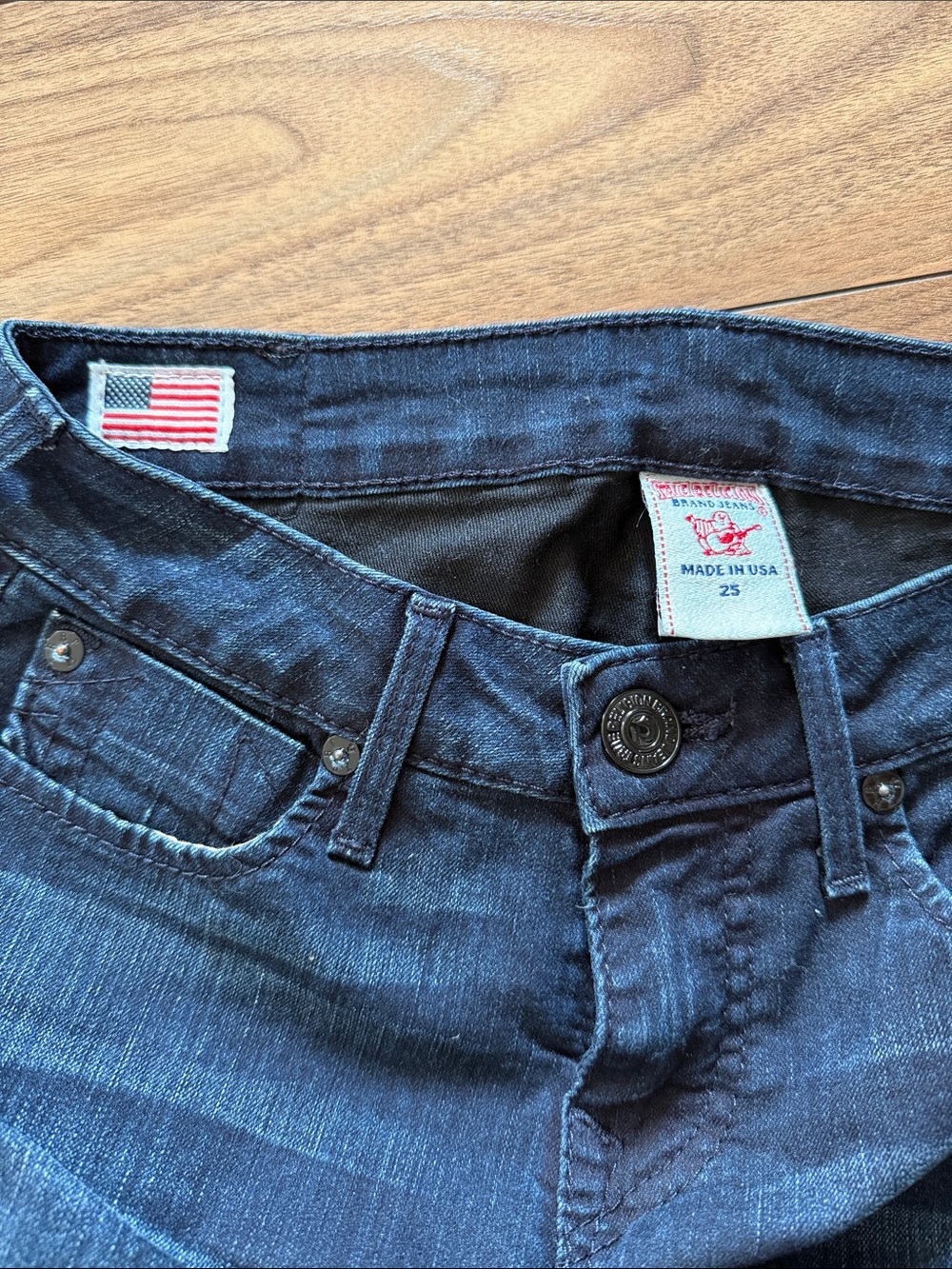 True Religion Dark Blue Flare Jeans